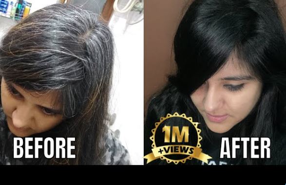 How get black hairs naturally 2024